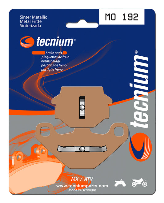 TECNIUM MX/ATV Brake Pads - MO192 Sintered metal