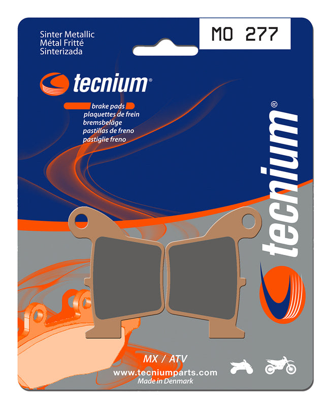 TECNIUM MX/ATV Brake Pads - MO277 Sintered metal