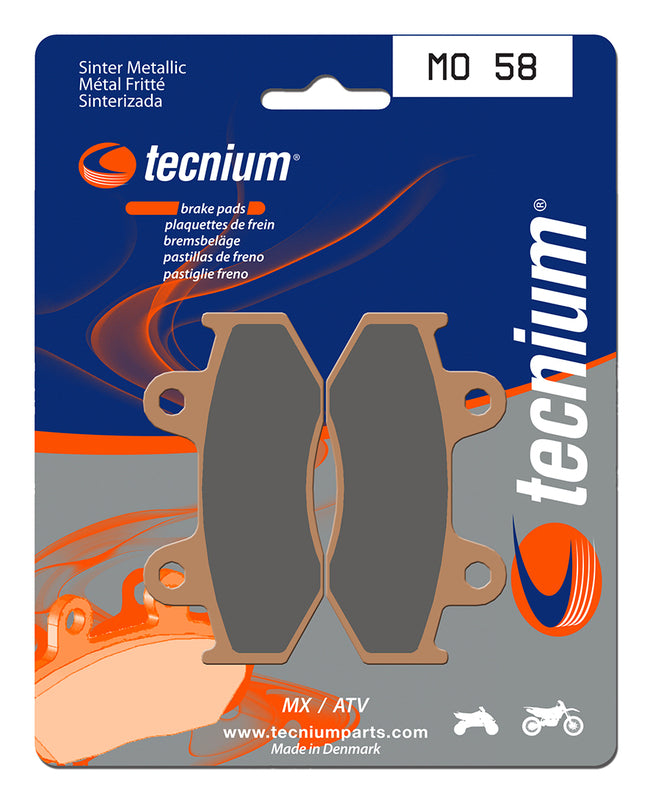 TECNIUM MX/ATV Brake Pads - MO58 Sintered metal