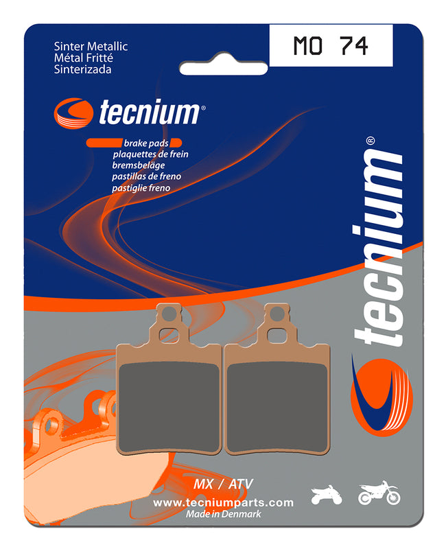 TECNIUM MX/ATV Brake Pads - MO74 Sintered metal