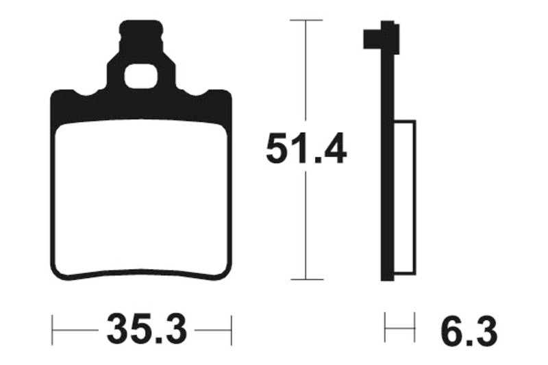 TECNIUM MX/ATV Brake Pads - MO74 Sintered metal