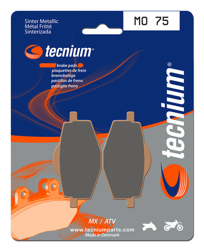 TECNIUM MX/ATV Brake Pads - MO75 Sintered metal