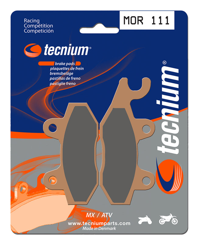 TECNIUM Racing MX/ATV Brake Pads - MOR111 Sintered metal