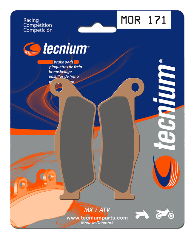 TECNIUM Racing MX/ATV Brake Pads - MOR171 Sintered metal