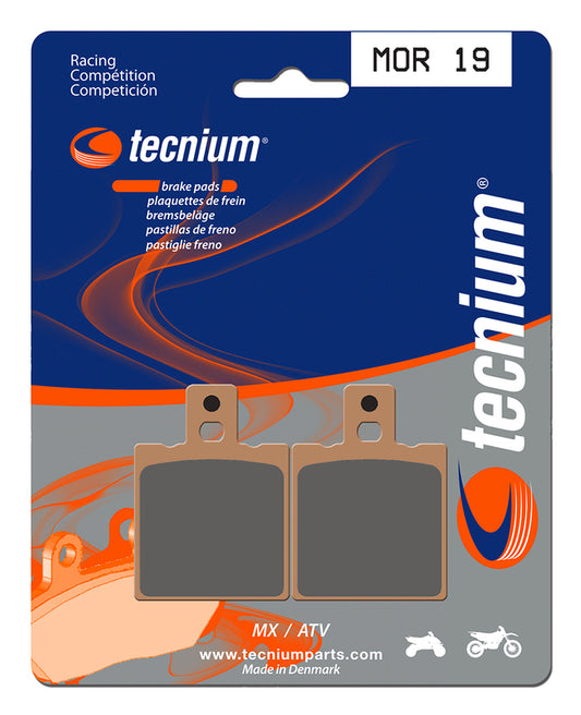 TECNIUM Racing MX/ATV Brake Pads - MOR19 Sintered metal