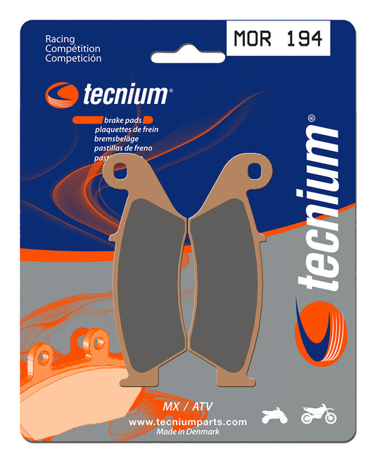 TECNIUM Racing MX/ATV Brake Pads - MOR194 Sintered metal