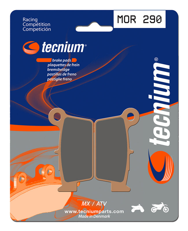 TECNIUM Racing MX/ATV Brake Pads - MOR290 Sintered metal