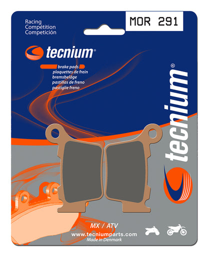 TECNIUM Racing MX/ATV Brake Pads - MOR291 Sintered metal