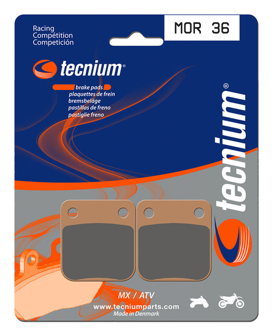 TECNIUM Racing MX/ATV Brake Pads - MOR36 Sintered metal