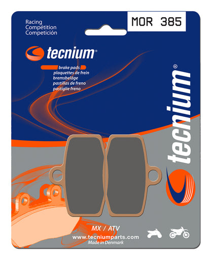 TECNIUM Racing MX/ATV Brake Pads - MOR385 Sintered metal