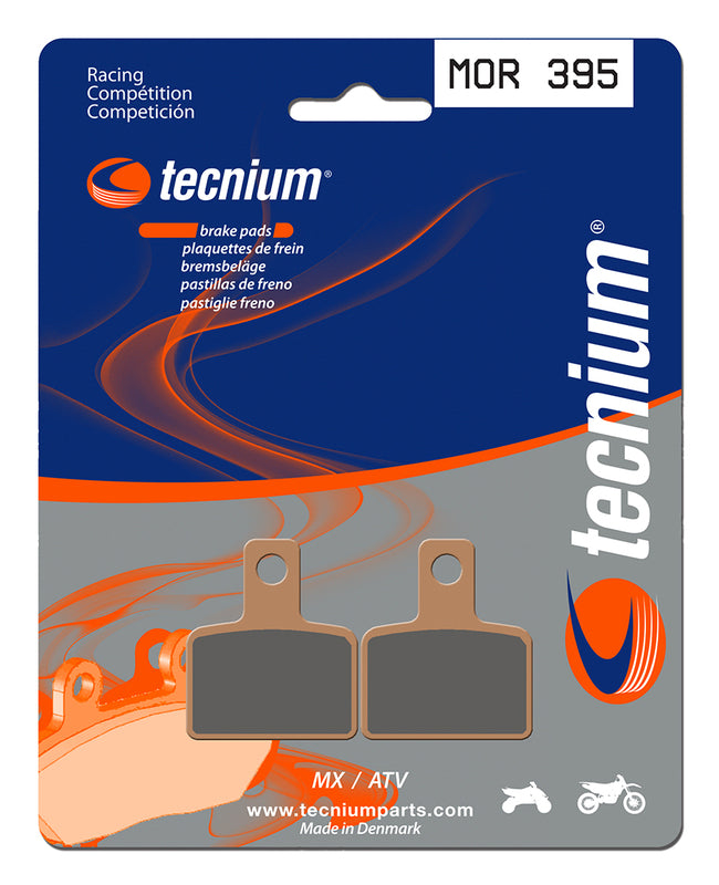 TECNIUM Racing MX/ATV Brake Pads - MOR395 Sintered metal 