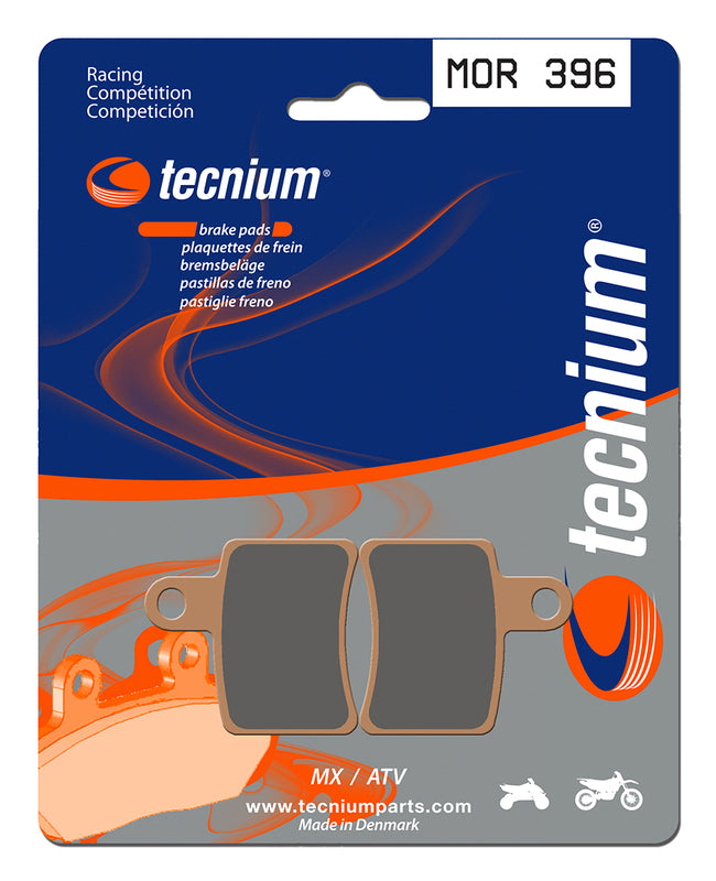 TECNIUM Racing MX/ATV Brake Pads - MOR396 Sintered metal 