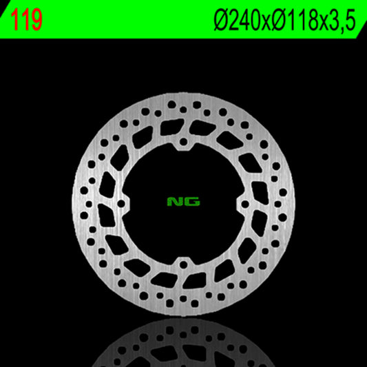 NG BRAKES round fixed brake disc 