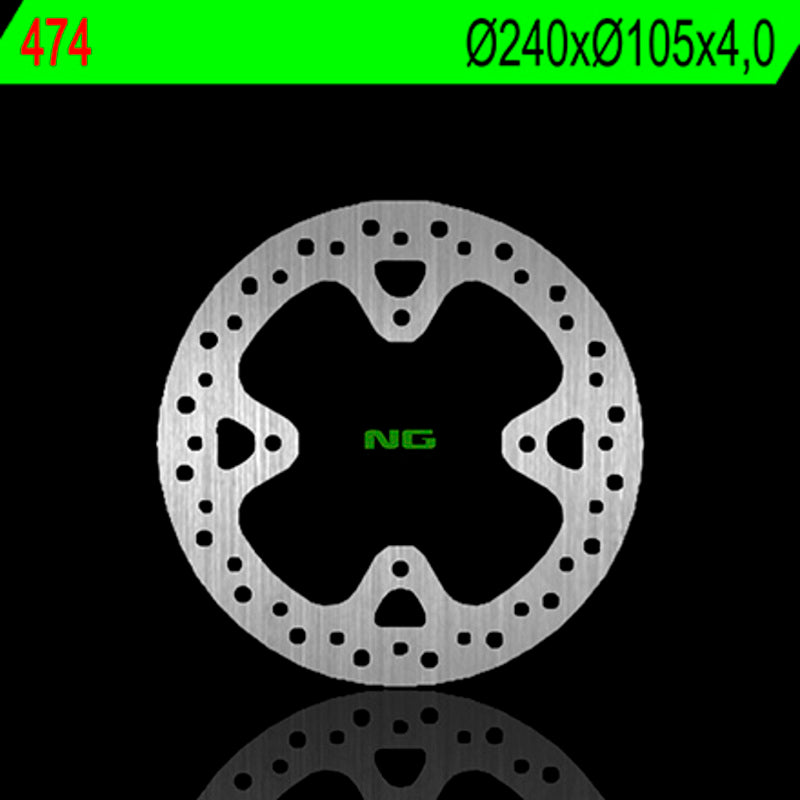 NG BRAKES ronde vaste remschijf