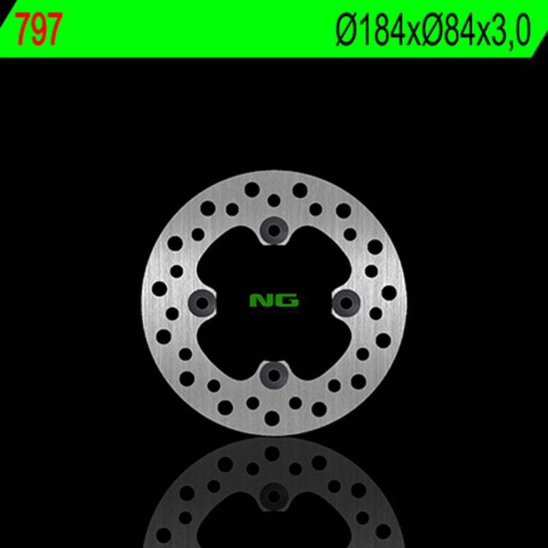 NG BRAKES ronde vaste remschijf