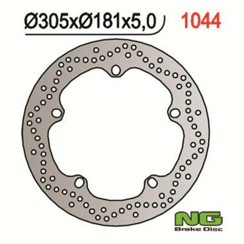 NG BRAKES round fixed brake disc 