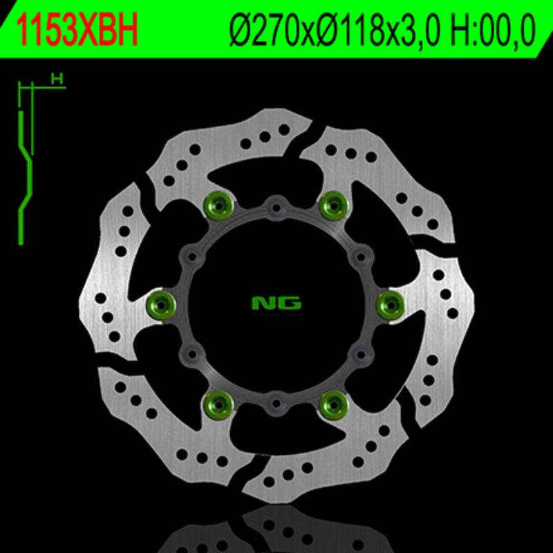 NG BRAKES wave floating brake disc