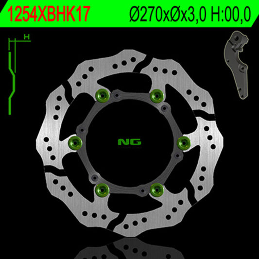 NG BRAKES wave floating brake disc