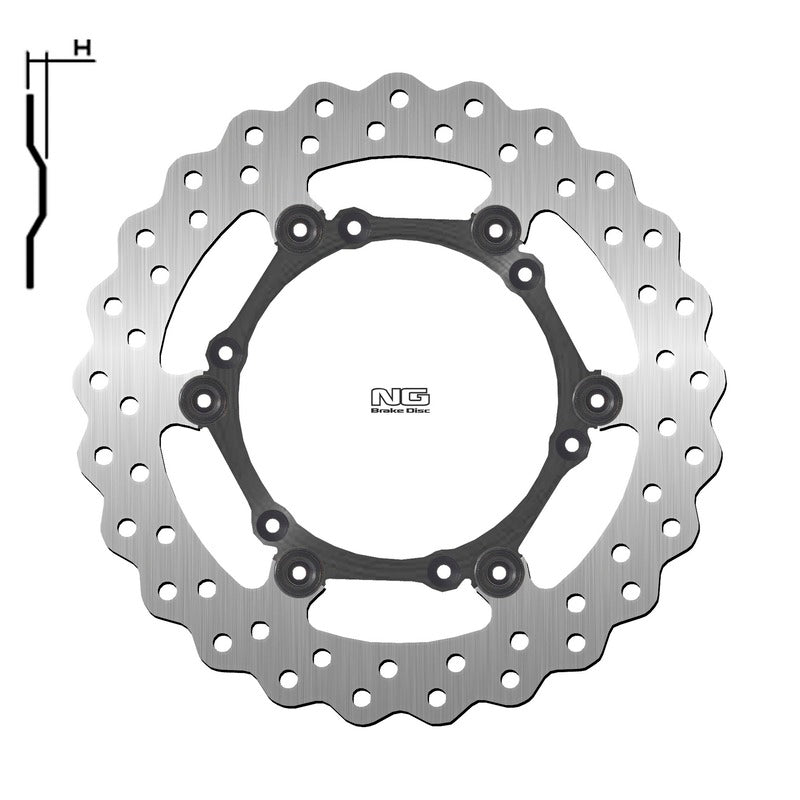 NG BRAKES wave floating brake disc