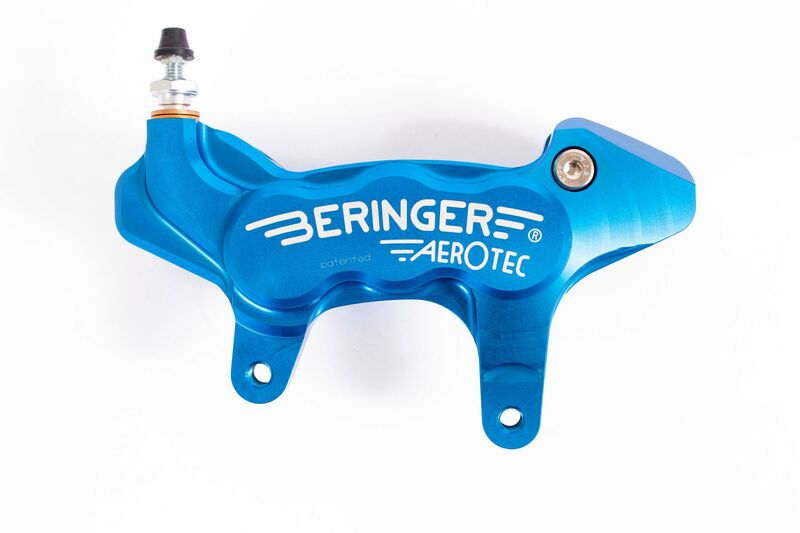 BERINGER Aerotec® Left Axial Brake Caliper 6 Pistons Ø27mm Blue 