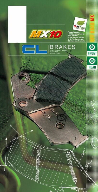 CL BRAKES Off-Road Brake Pads - 1034MX10 Sintered metal 