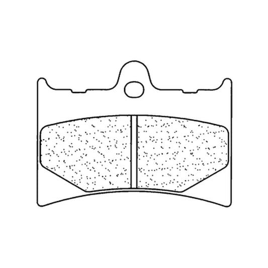 CL BRAKES Street Brake Pads - 2398XBK5 Sintered metal 