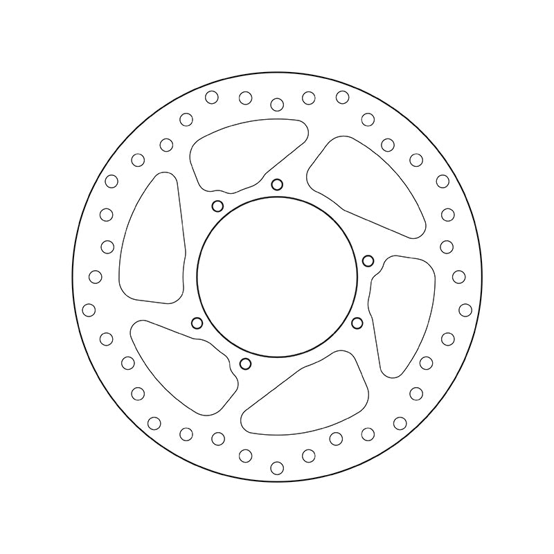 BREMBO Series Oro round fixed brake disc 