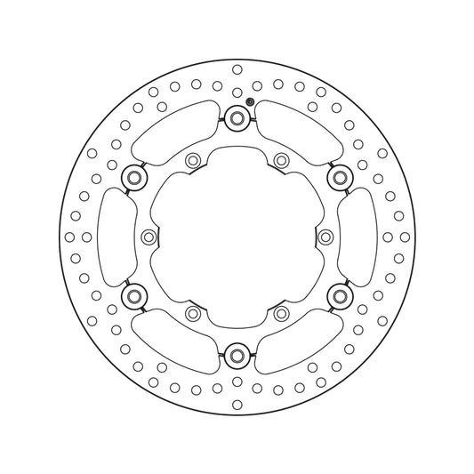 BREMBO Series Oro round floating brake disc 