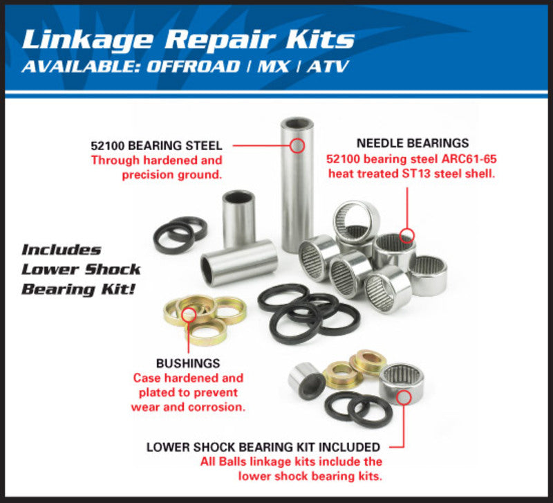 ALL BALLS Link system overhaul kit Honda CR125R/250R/CRF250X