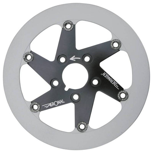 BERINGER Aeronal round floating brake disc - black