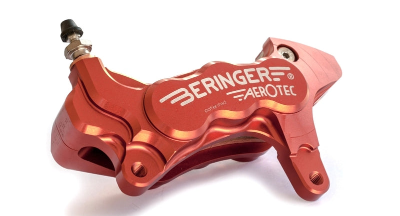 BERINGER Aerotec® Left Axial Brake Caliper 6 Pistons Ø27mm Red 