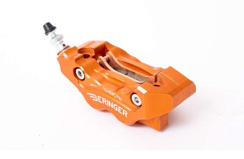 BERINGER Aerotec® MX Left Radial Brake Caliper 4 Pistons Orange 