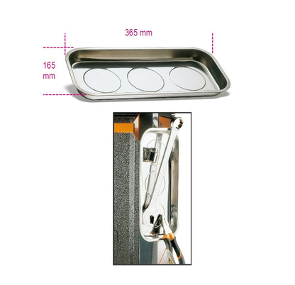 BETA Magnetische gereedschaphouder rechthoekig