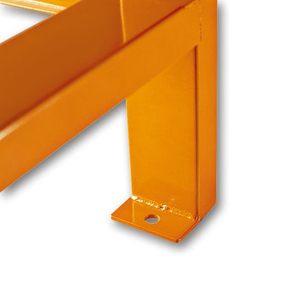 BETA Werkbank werkblad rubber en aluminium anti slip 3 laden oranje