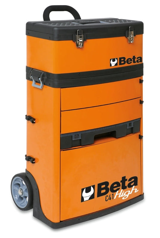 BETA Trolley met 2 modules ral2011 oranje