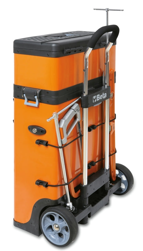 BETA Trolley met 2 modules ral2011 oranje