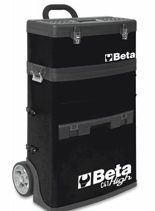 BETA Trolley met 2 modules ral9005 zwart