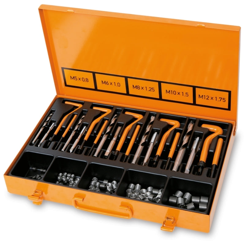 BETA 437U/09 schroefdraad reparatie set m5-m6-m8-m10-m12 Helicoil