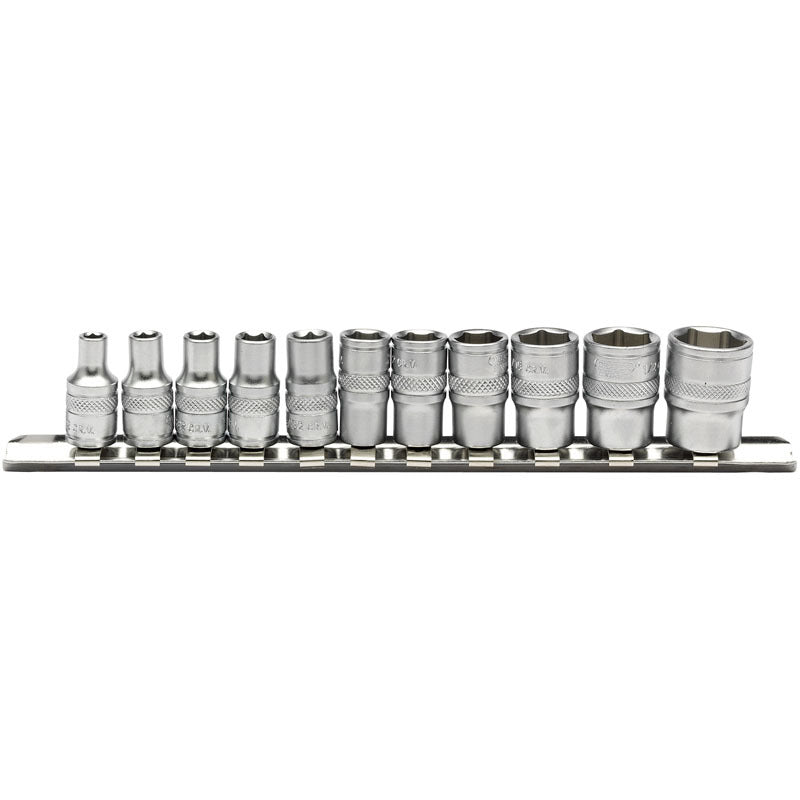 DRAPER Dopsleutel set 1/4" 11 stuks