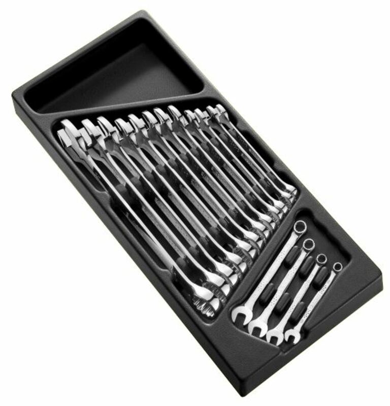 EXPERT 16 Combination Wrenches Tools Module - Plastic Tray