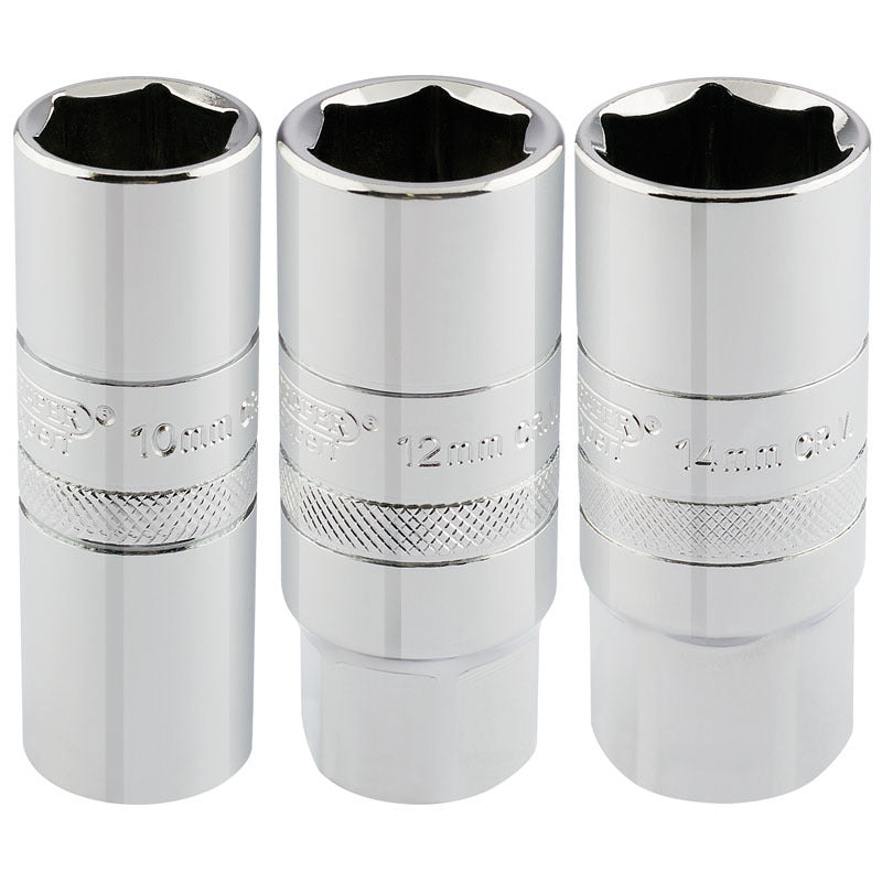 DRAPER Bougie dopsleutels set 1/2" 3 stuks