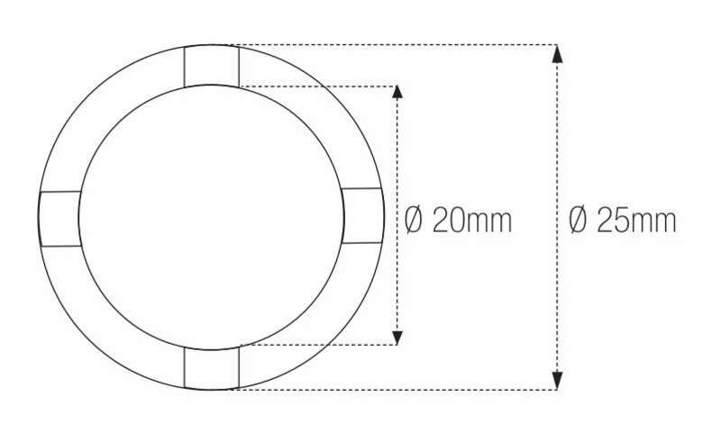 DOUILLE A CRENEAUX Ø20/25MM HONDA 90231-KY4-900