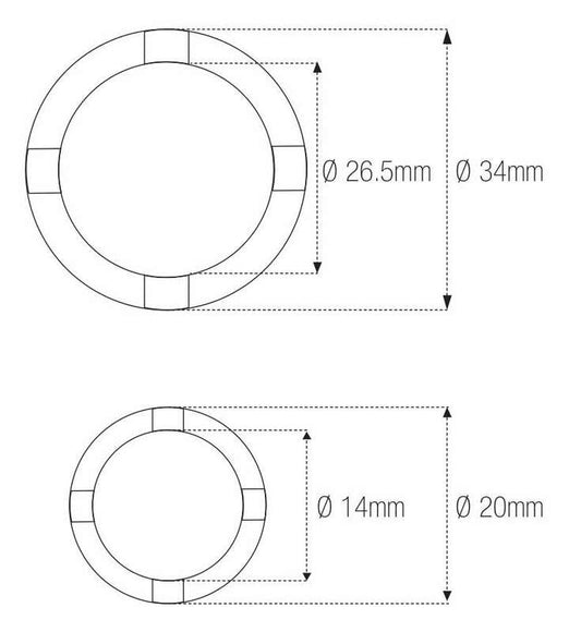 SPECIAL TOOL KOPPELING Ø14/20MM & Ø26/34MM SUZUK 09940-14980 / 09940-14990