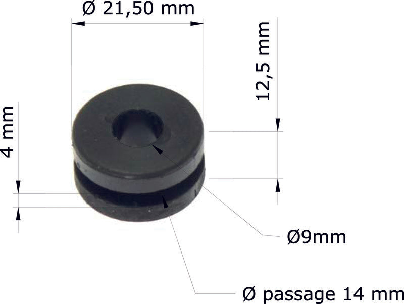 TOURMAX Multifunctionele rubber dempers Honda XR650/250