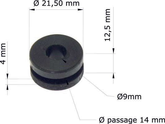 TOURMAX Multifunctional rubber dampers Honda XR650/250