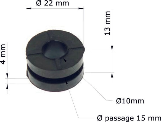 TOURMAX Multifunctional rubber dampers Honda CR80R