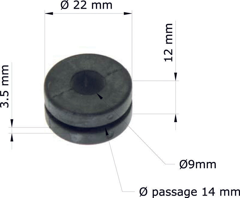 TOURMAX Multifunctional rubber dampers Honda XR400R