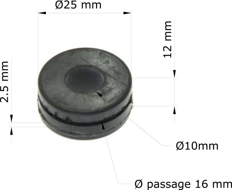 TOURMAX Multifunctional rubber dampers Honda CBR900RR