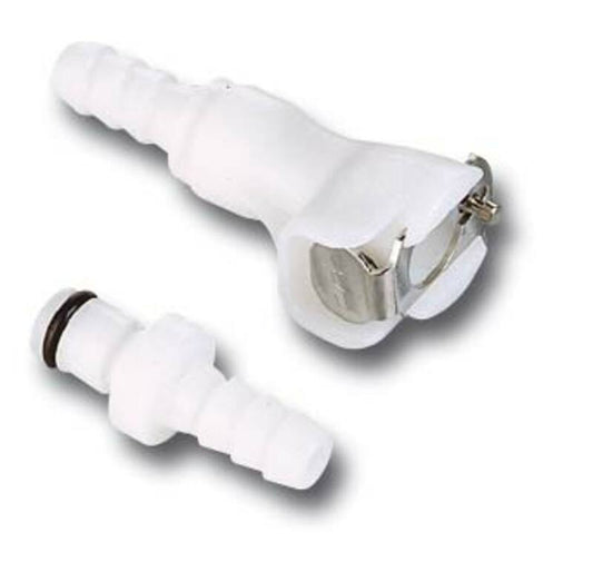 QUICK COUPLING 8MM SINGLE LATCH WHITE