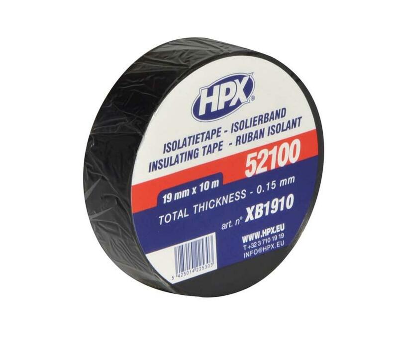 ISOLERENDE TAPE ZWART 19MM X 10M